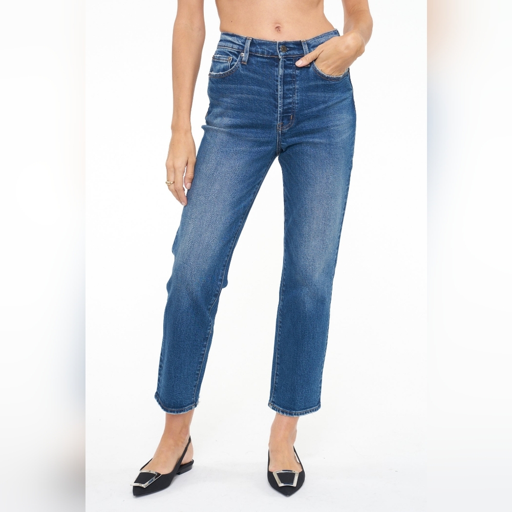 Pistola Jeans Revolve Charlie High Rise Straight Uptown Button Fly Blue Size‎ 26